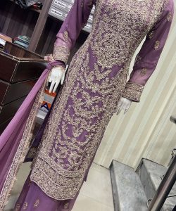 Alternative view of EC25-4 Party Plazzo Outfit Dusty Pink