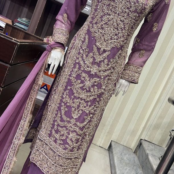 Alternative view of EC25-4 Party Plazzo Outfit Dusty Pink