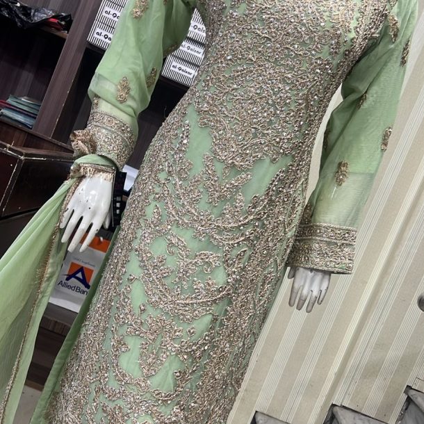 Alternative view of EC25-4 Party Plazzo Outfit Green