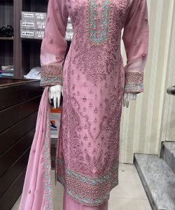 SS10 Fancy Plazzo Suits Pink