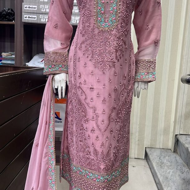 SS10 Fancy Plazzo Suits Pink