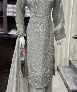 SS10 Fancy Plazzo Suits Mocha