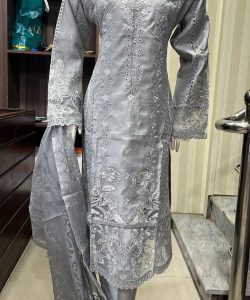 SS26 Viscose SalwarKameez Grey